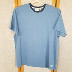 Scotch & Soda Blue Short Sleeve Tee Waffle Knit Size XXL Ringer Tee Shirt